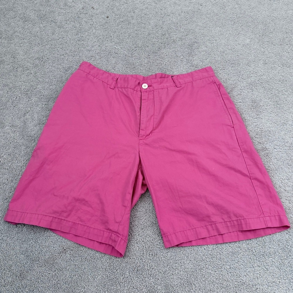Vineyard Vines‎ Breaker Shorts Mens 35 Pink Excellent Cotton 9 Inseam 1H0001